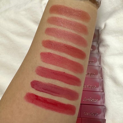 クリームドゥローズティント/dasique/リップティントを使ったクチコミ(3枚目)