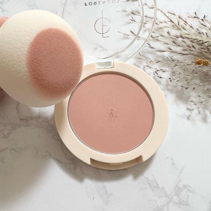 ベアブラッシャー パフ付き/フォレンコス/パウダーチークを使ったクチコミ(2枚目)