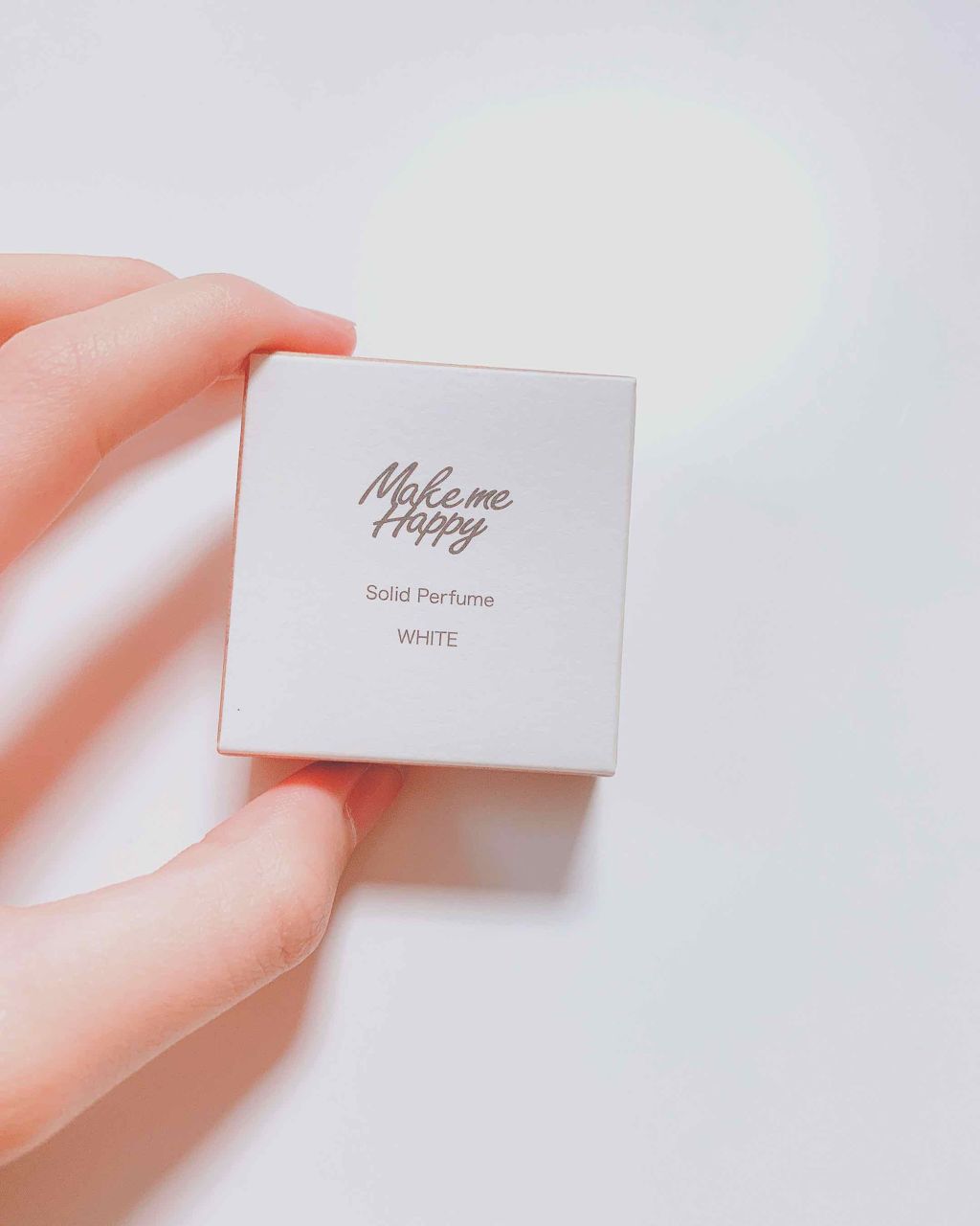 メイクミーハッピー ソリッドパフューム WHITE/キャンメイク/練り香水を使ったクチコミ（1枚目）