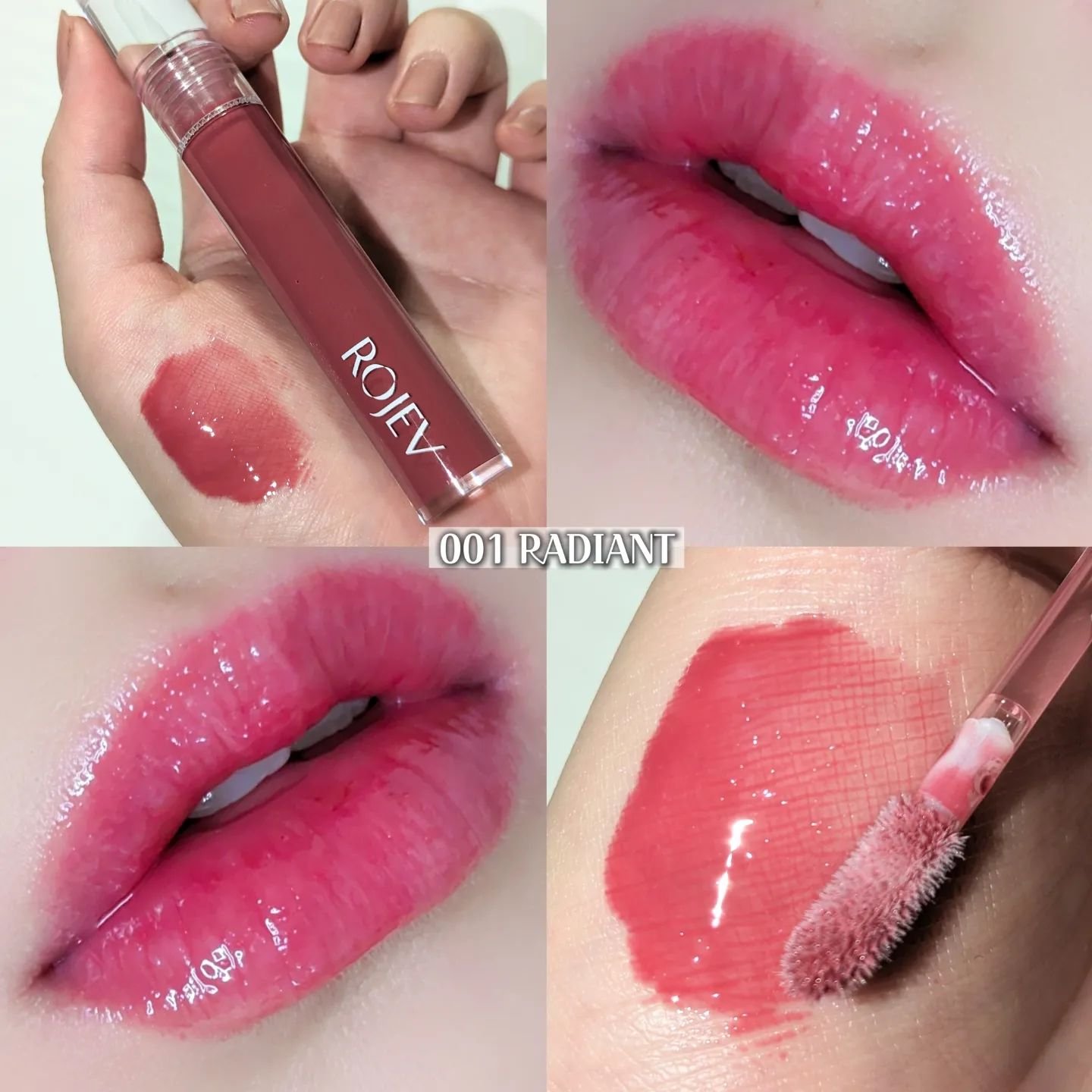 LIP PLUMPER GLAZE TINT/ROJEV/口紅を使ったクチコミ（3枚目）