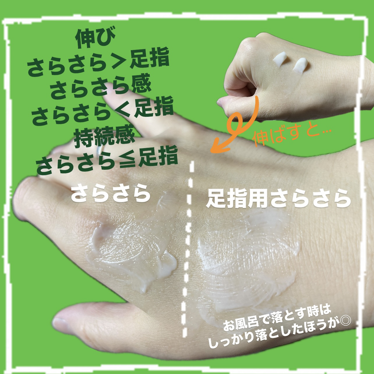 薬用足指さらさらクリーム/デオナチュレ/デオドラント・制汗剤を使ったクチコミ（2枚目）