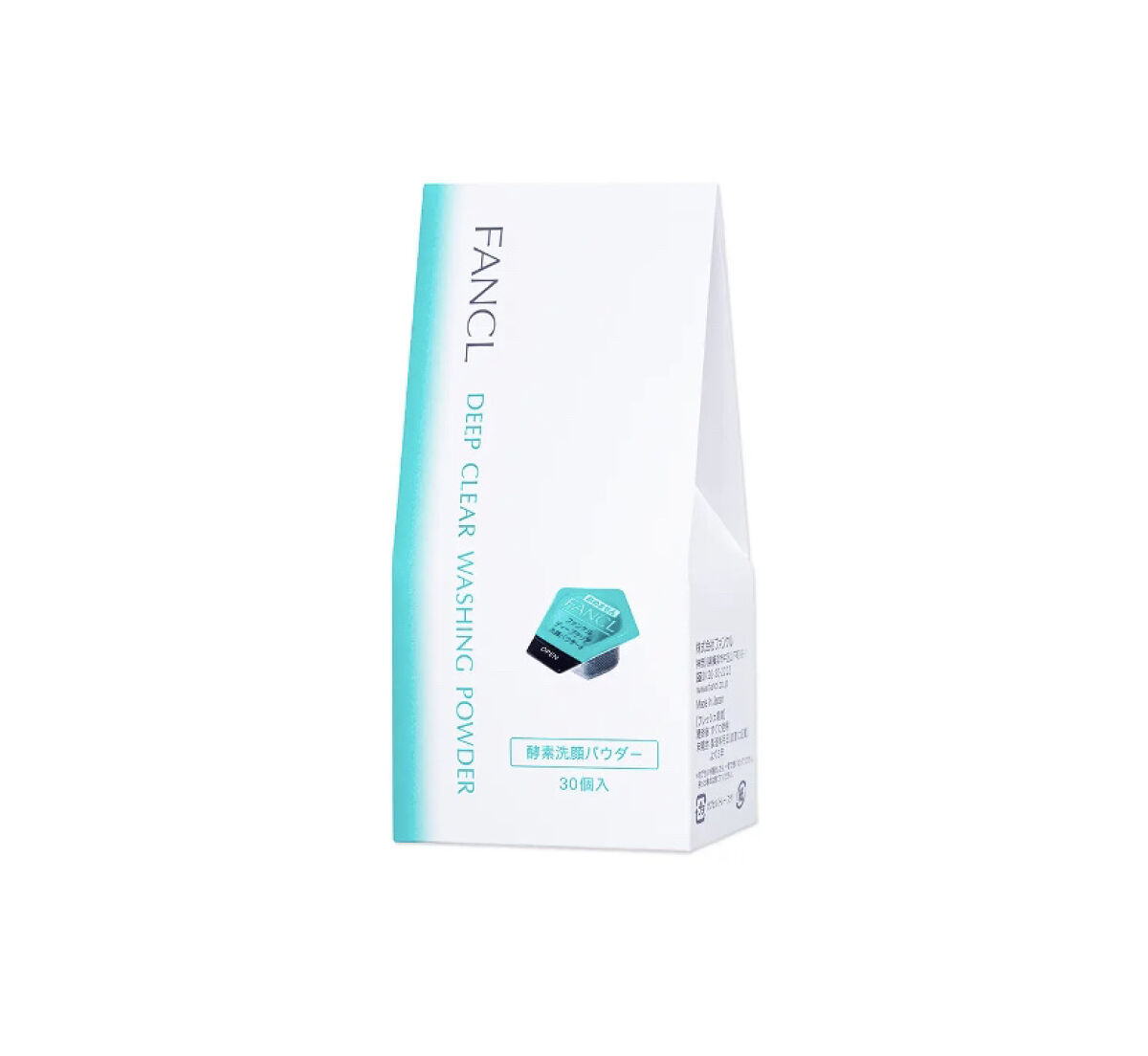 ファンケル
ディープクリア洗顔パウダー

人気な酵素洗顔。
約2000円
(30個入り)


酵素洗顔パウダーは毛穴の汚れ、黒ずみ、角栓をスッキリ落としつつお肌のうるおいもキープしてくれます。

添加物を使用していないのでお肌に優しい◎

