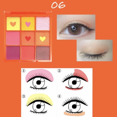 UR GLAM　BLOOMING EYE COLOR PALETTE/U R GLAM/パウダーアイシャドウを使ったクチコミ（3枚目）