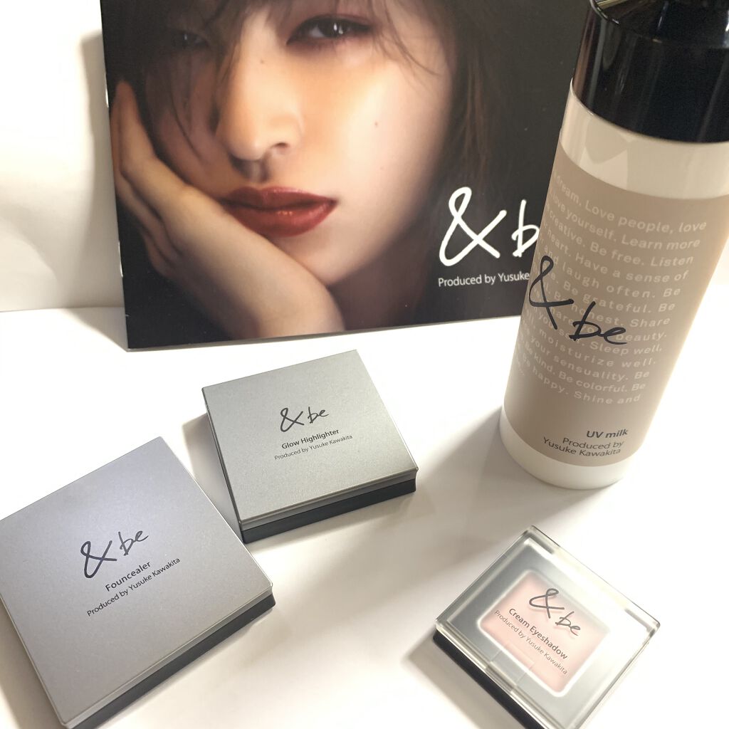 &be グロウハイライター/＆be/クリームハイライトを使ったクチコミ（2枚目）