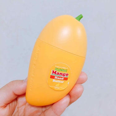 💕🇰🇷보미/ぼみ on LIPS 「🍌本物みたい？マンゴーハンドクリーム🍌可愛すぎて以前衝動買いし..」（1枚目）