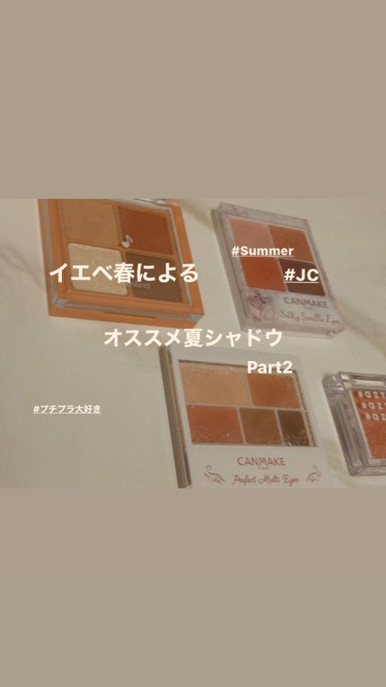 パーフェクトマルチアイズ/キャンメイク/アイシャドウパレットを使ったクチコミ(1枚目)