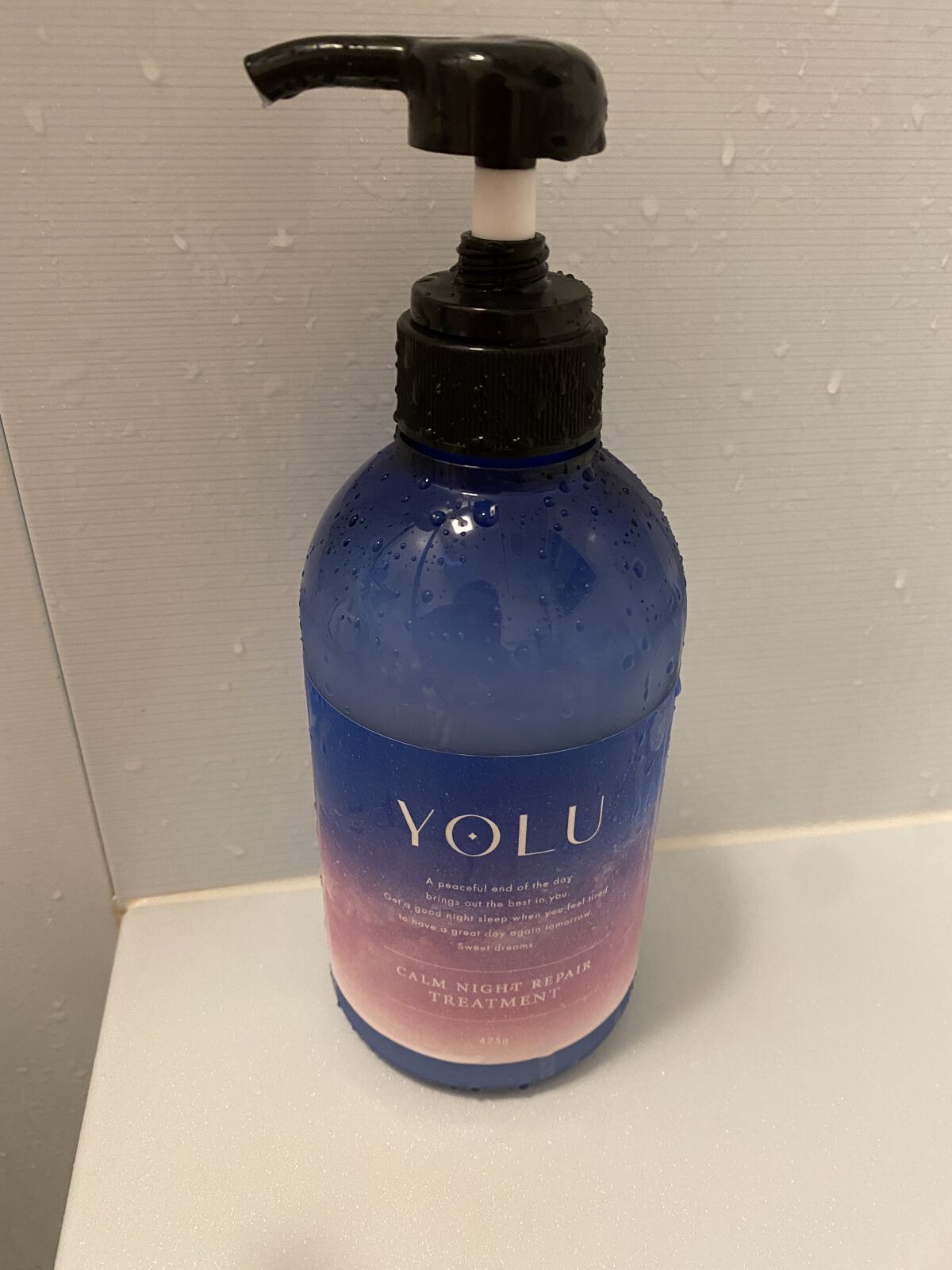 カームナイトリペアシャンプー／トリートメント/YOLU/市販シャンプーを使ったクチコミ（2枚目）