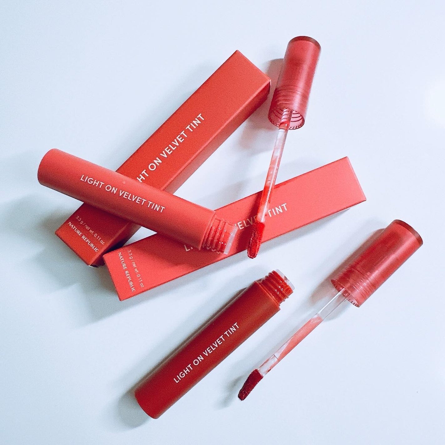 ライトオンベルベットティント/ネイチャーリパブリック/リップティントを使ったクチコミ(5枚目)