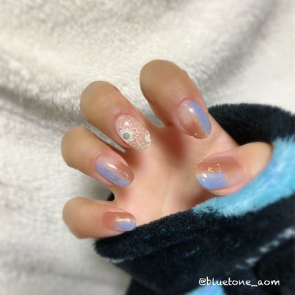 ジェルネイル(ライト対応)/セリア/ジェルネイルを使ったクチコミ(4枚目)