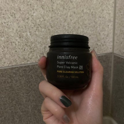 スーパーヴォルカニック ポア クレイマスク/innisfree/洗い流すパック・マスクを使ったクチコミ(1枚目)
