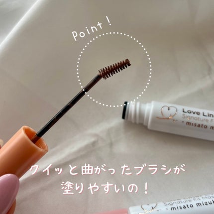 ラブ・ライナー シグネチャーフィットマスカラ MMC2<アイブロウ>/ラブ・ライナー/眉マスカラを使ったクチコミ(3枚目)