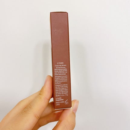 カラーマイブロウマスカラ/ETUDE/眉マスカラを使ったクチコミ(8枚目)