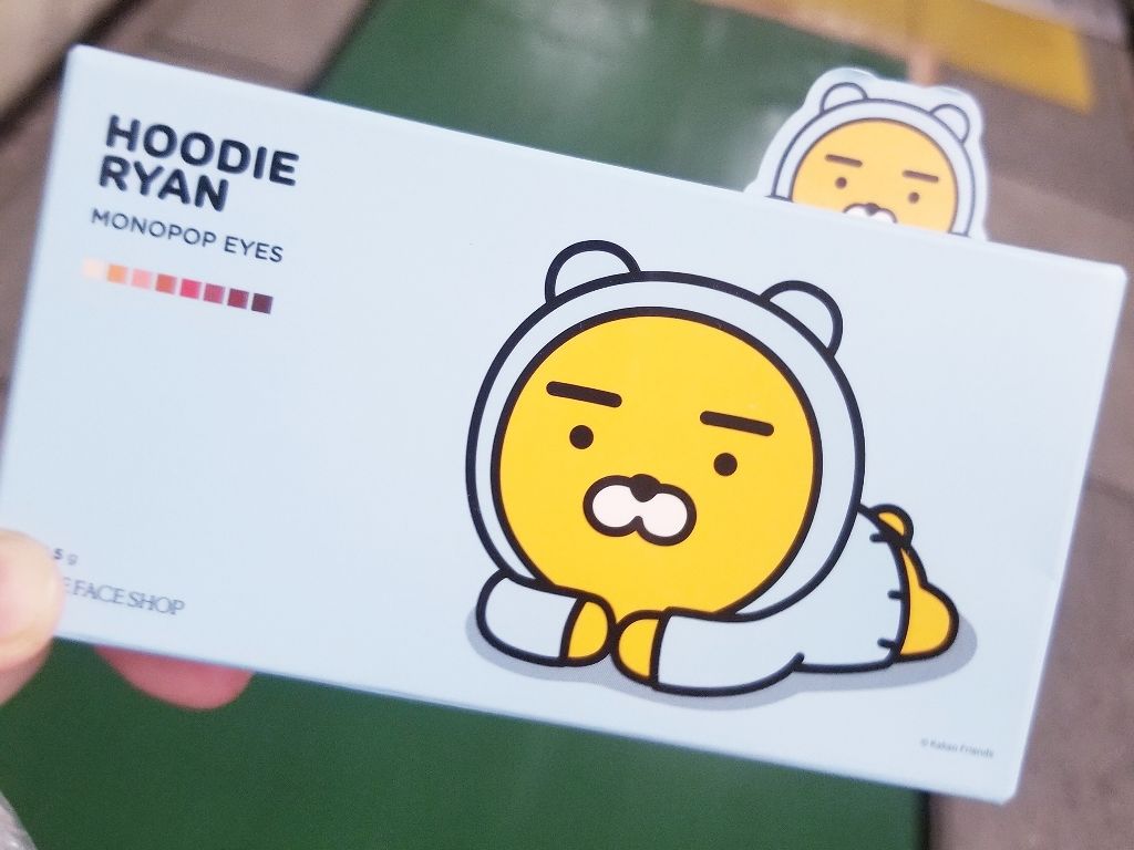 ライアンモノポップアイシャドウ/THE FACE SHOP/アイシャドウパレットを使ったクチコミ（3枚目）