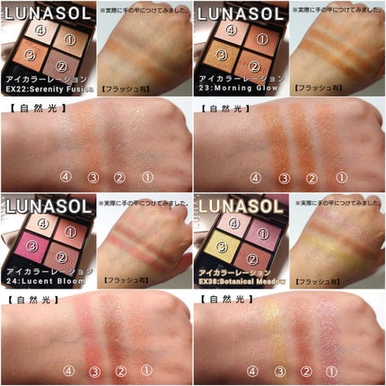 アイカラーレーション/LUNASOL/アイシャドウパレットを使ったクチコミ(6枚目)