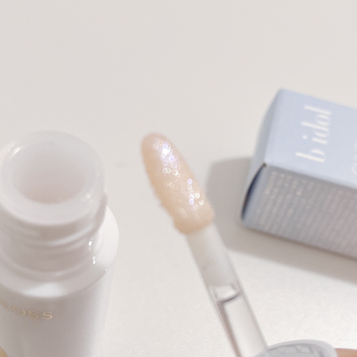 ちゅるるんグロス/b idol/リップグロスを使ったクチコミ（3枚目）