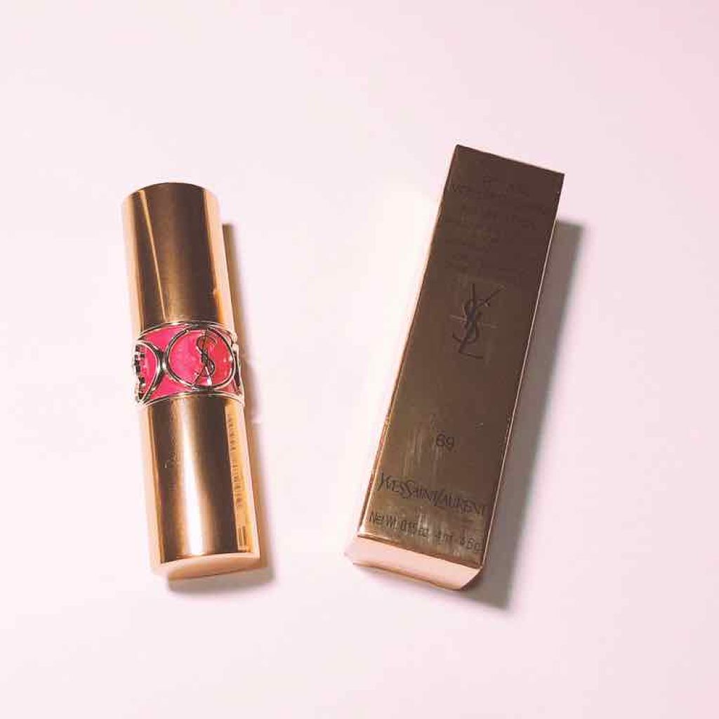 ルージュ ヴォリュプテ シャイン/YVES SAINT LAURENT BEAUTE/口紅を使ったクチコミ（1枚目）