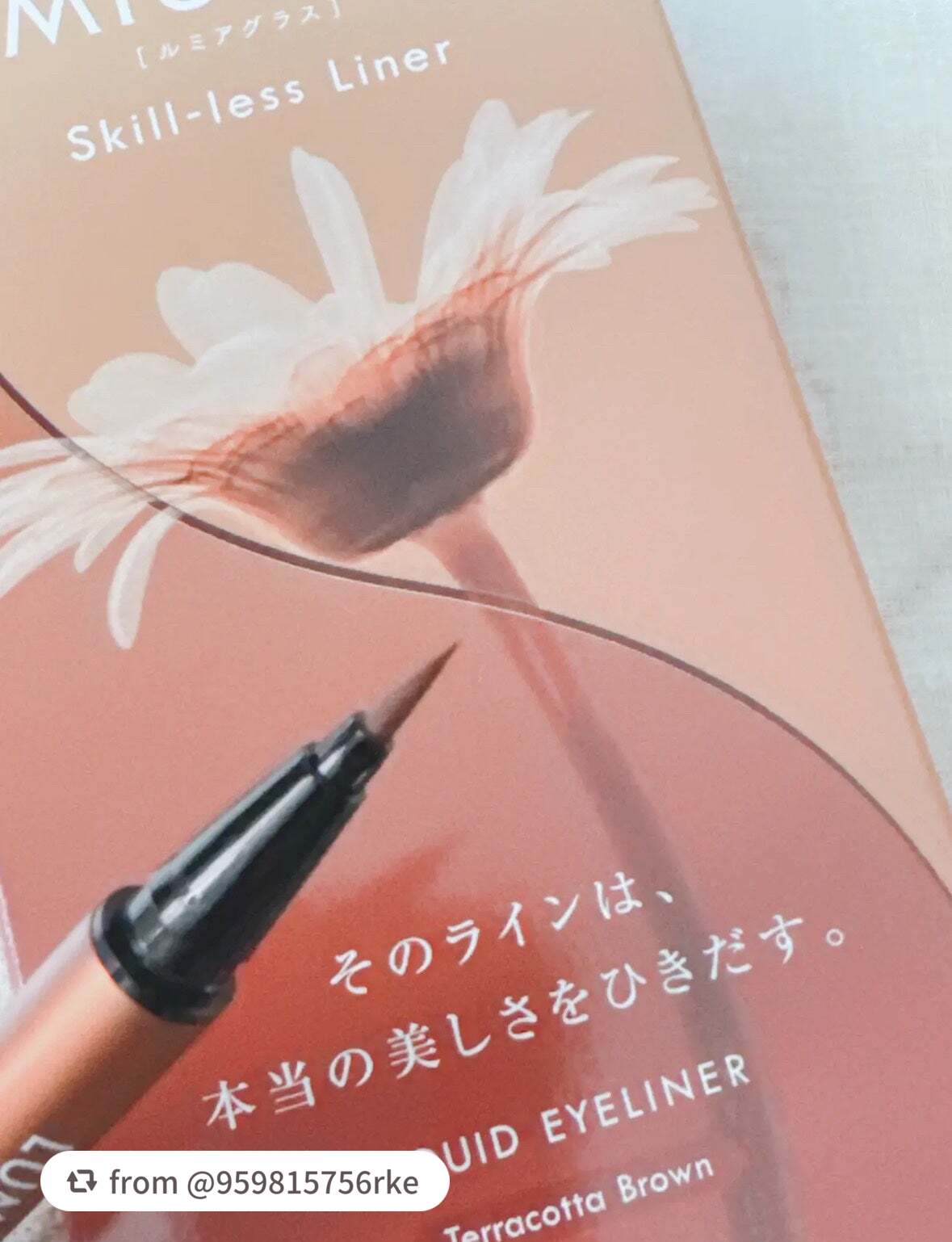 スキルレスライナー/LUMIURGLAS/リキッドアイライナーを使ったクチコミ(3枚目)