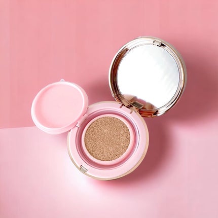 ピンクティーツリーカバーアップグロウクッション/APLIN/クッションファンデーションを使ったクチコミ(2枚目)