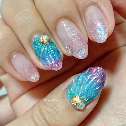 ジェルネイル(ライト対応)/セリア/ジェルネイルを使ったクチコミ(1枚目)