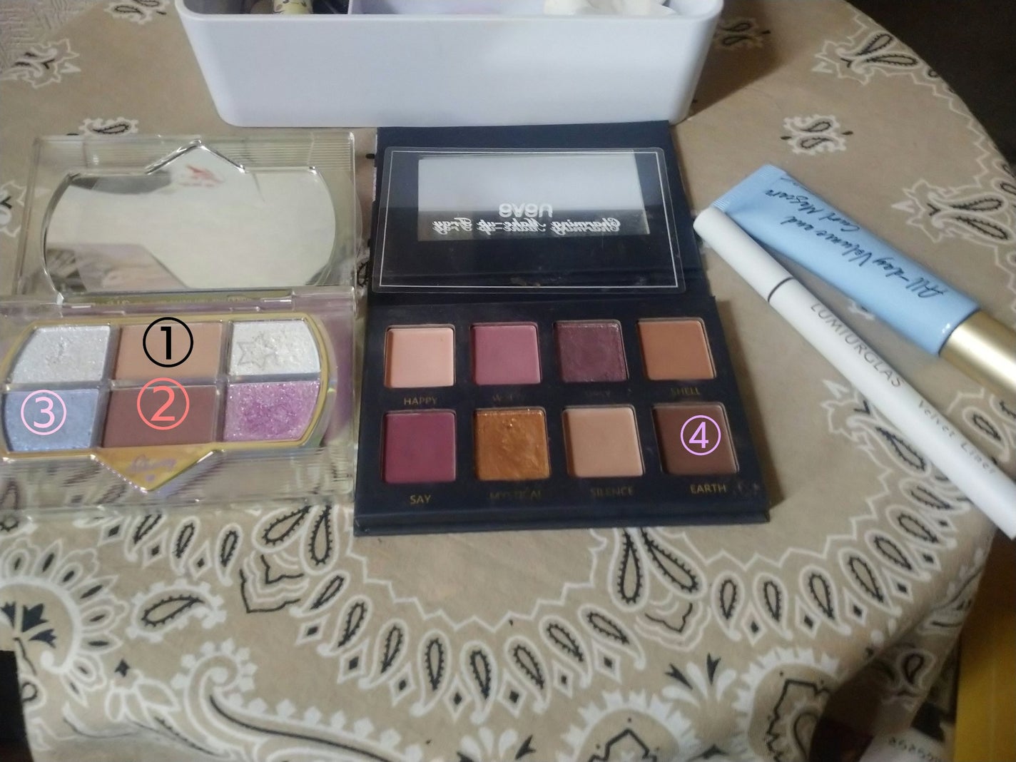 レトロマグネティック アイシャドウパレット/FlowerKnows/アイシャドウパレットを使ったクチコミ(1枚目)