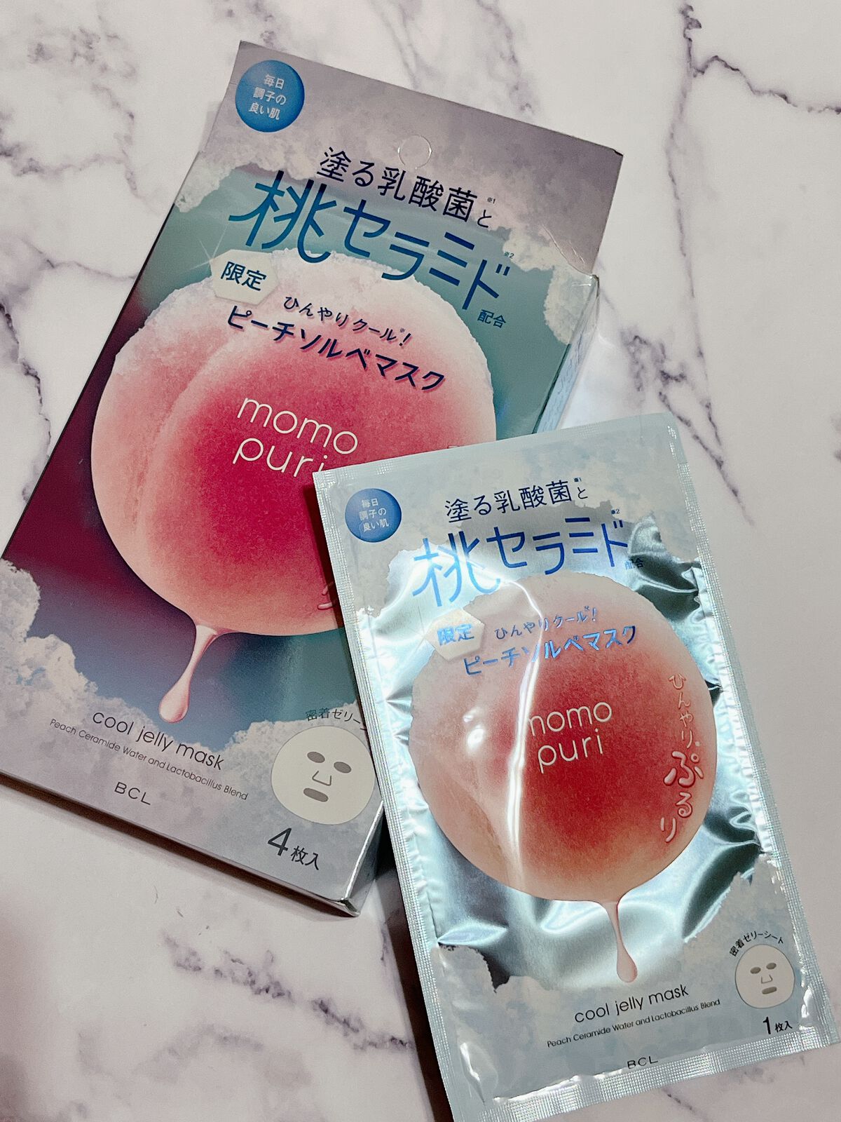 潤いぷるジュレマスク クール/ももぷり/シートマスク・パックを使ったクチコミ（1枚目）