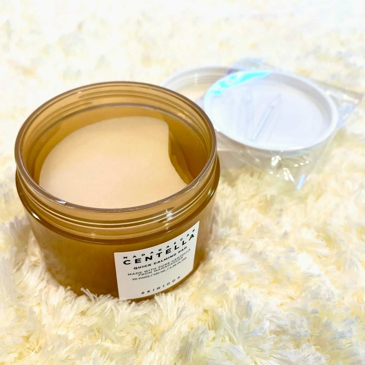 センテラ クイックカーミングパッド/SKIN1004/トナーパッドを使ったクチコミ(3枚目)