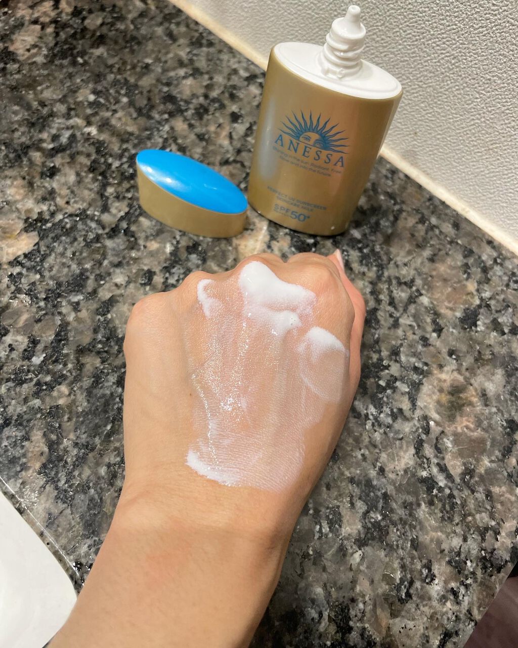 パーフェクトUV スキンケアミルク N/アネッサ/日焼け止め・UVケアを使ったクチコミ(4枚目)