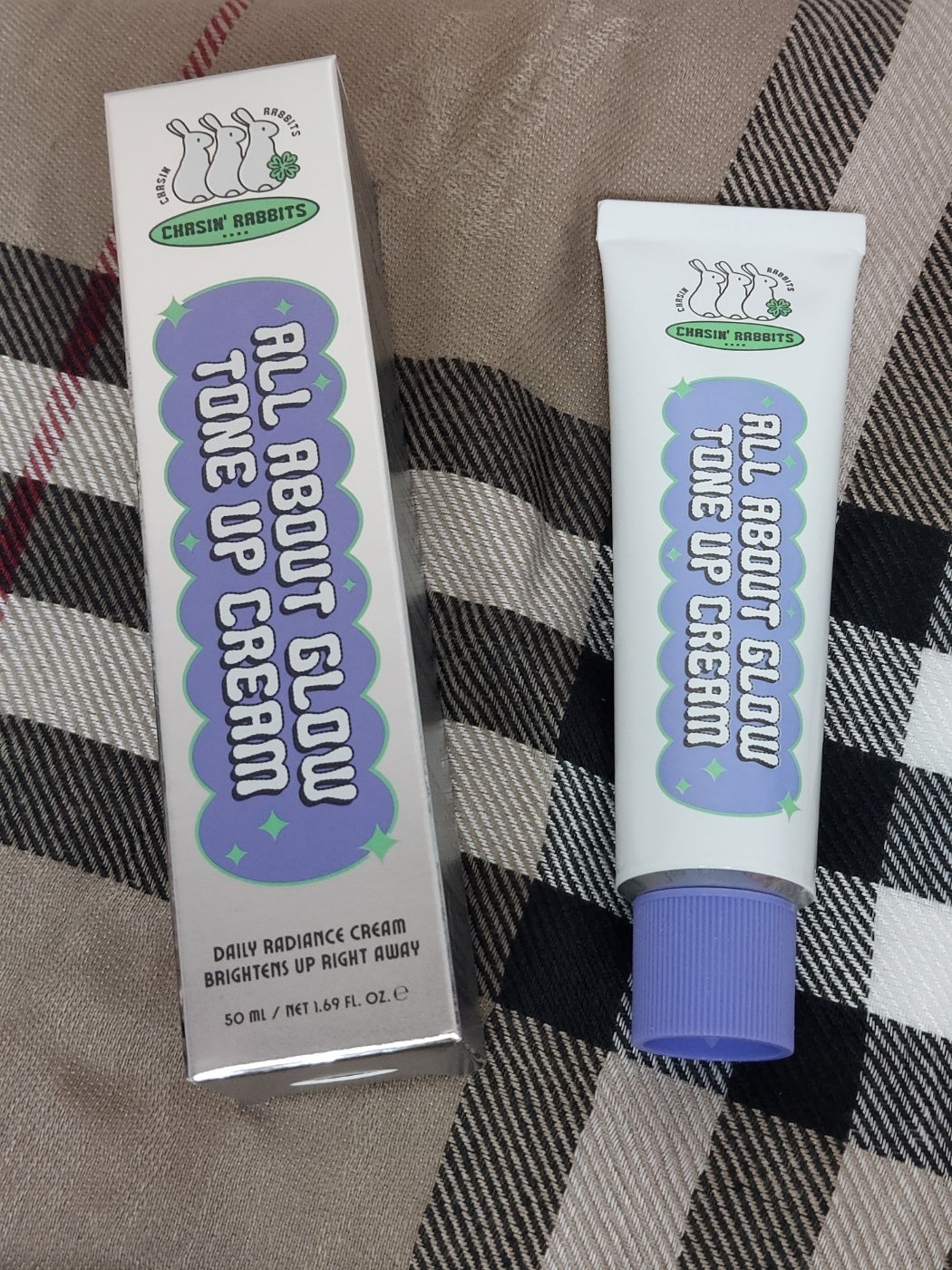 オールアバウトグロウトーンアップクリーム/CHASIN'RABBITS/化粧下地を使ったクチコミ(1枚目)