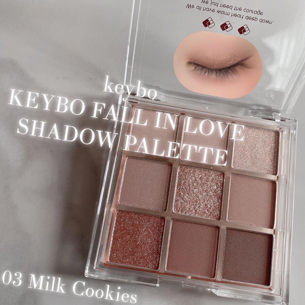 KEYBO FALL IN LOVE SHADOW PALETTE/keybo/アイシャドウパレットを使ったクチコミ（1枚目）