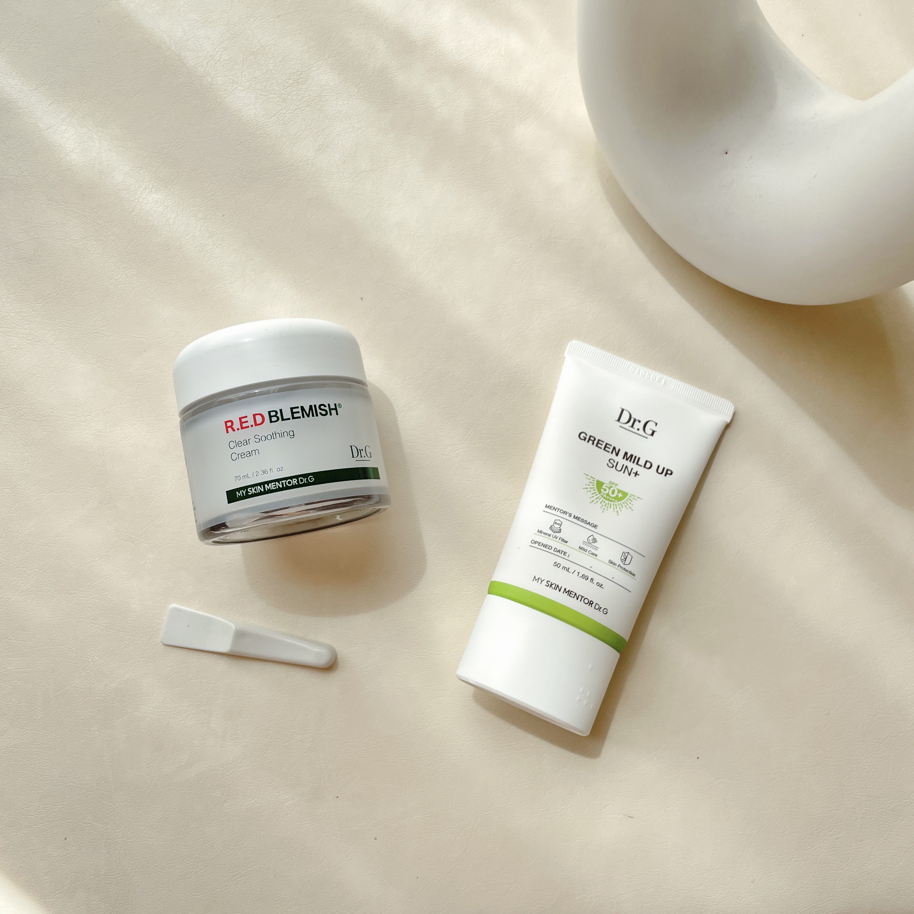 グリーンマイルドアップサンプラス/Dr.G/日焼け止めクリームを使ったクチコミ（1枚目）