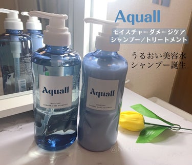 YOLUやBOTANISTに続き、新ブランドAquallが登場しました✨

髪に潤いを与えながらサラサラになる実感がありました🫶
「水で癒しを」という想いから「みずから、潤う。」というメッセージが込めら