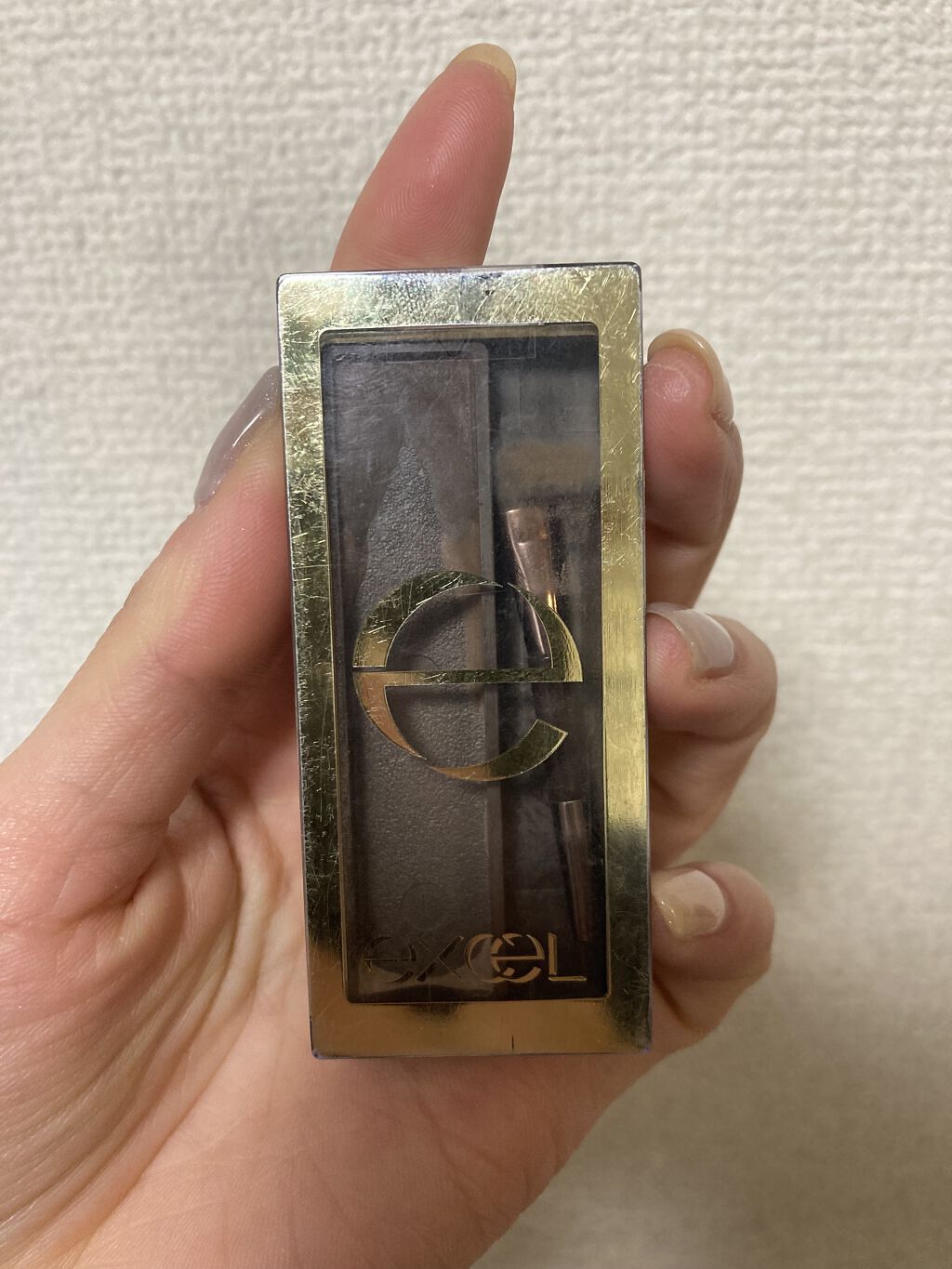 スタイリング パウダーアイブロウ SE01 ナチュラルブラウン/excel/パウダーアイブロウを使ったクチコミ（1枚目）