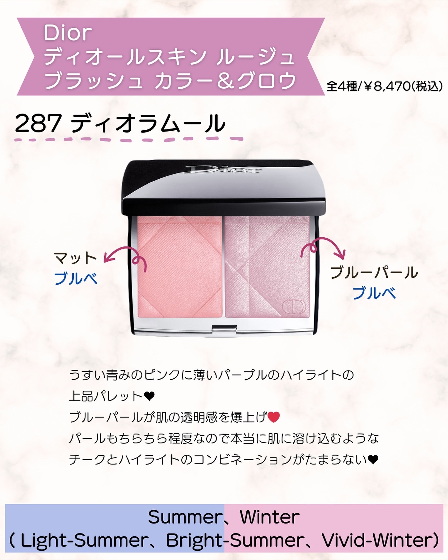 ディオールスキン ルージュ ブラッシュ カラー＆グロウ｜Diorの口コミ