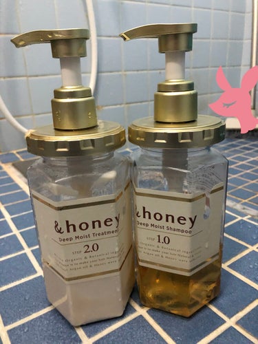 ディープモイスト シャンプー1.0／ヘアトリートメント2.0/&honey/シャンプー・コンディショナーを使ったクチコミ（3枚目）