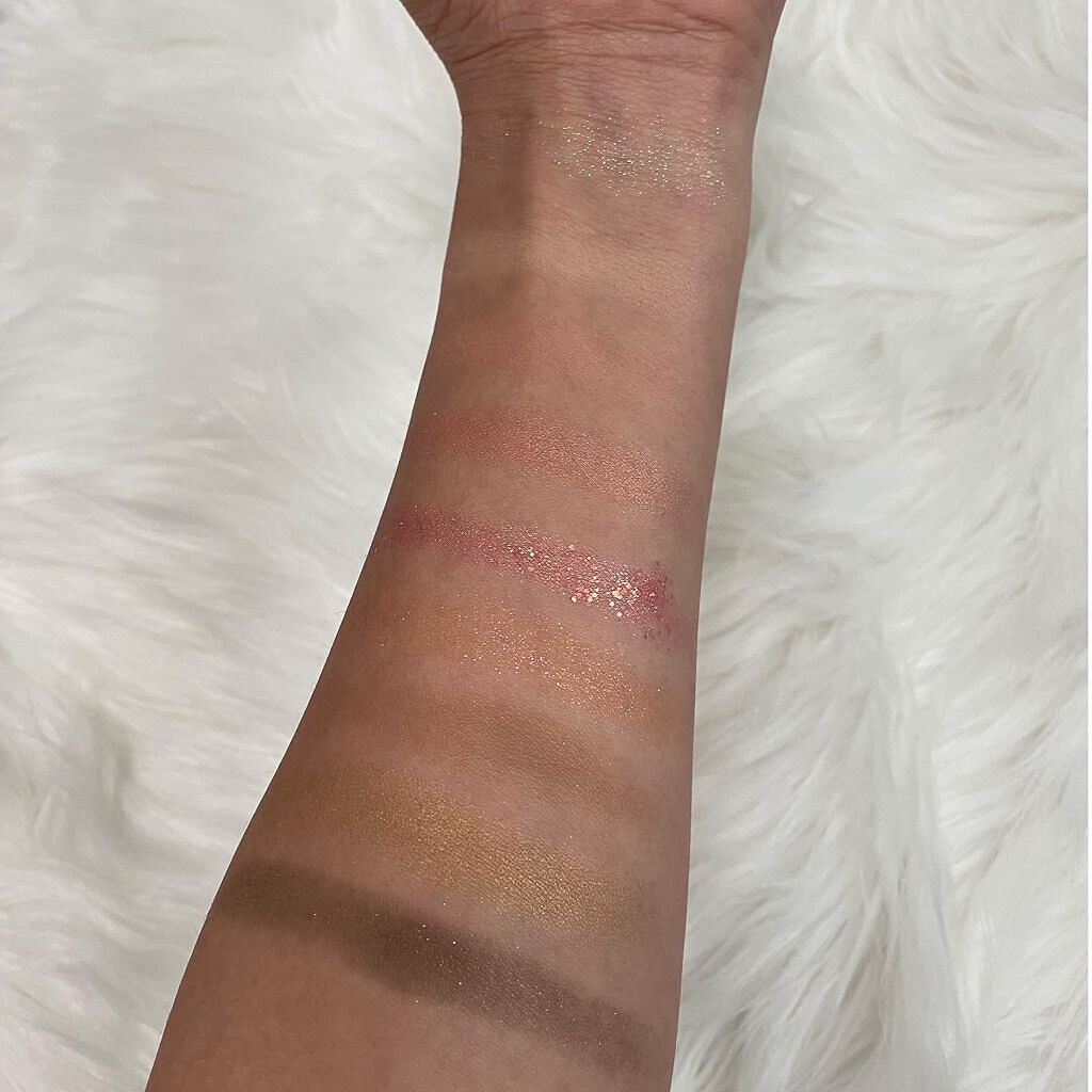 グリッターペディアアイパレット/unleashia/アイシャドウパレットを使ったクチコミ(3枚目)