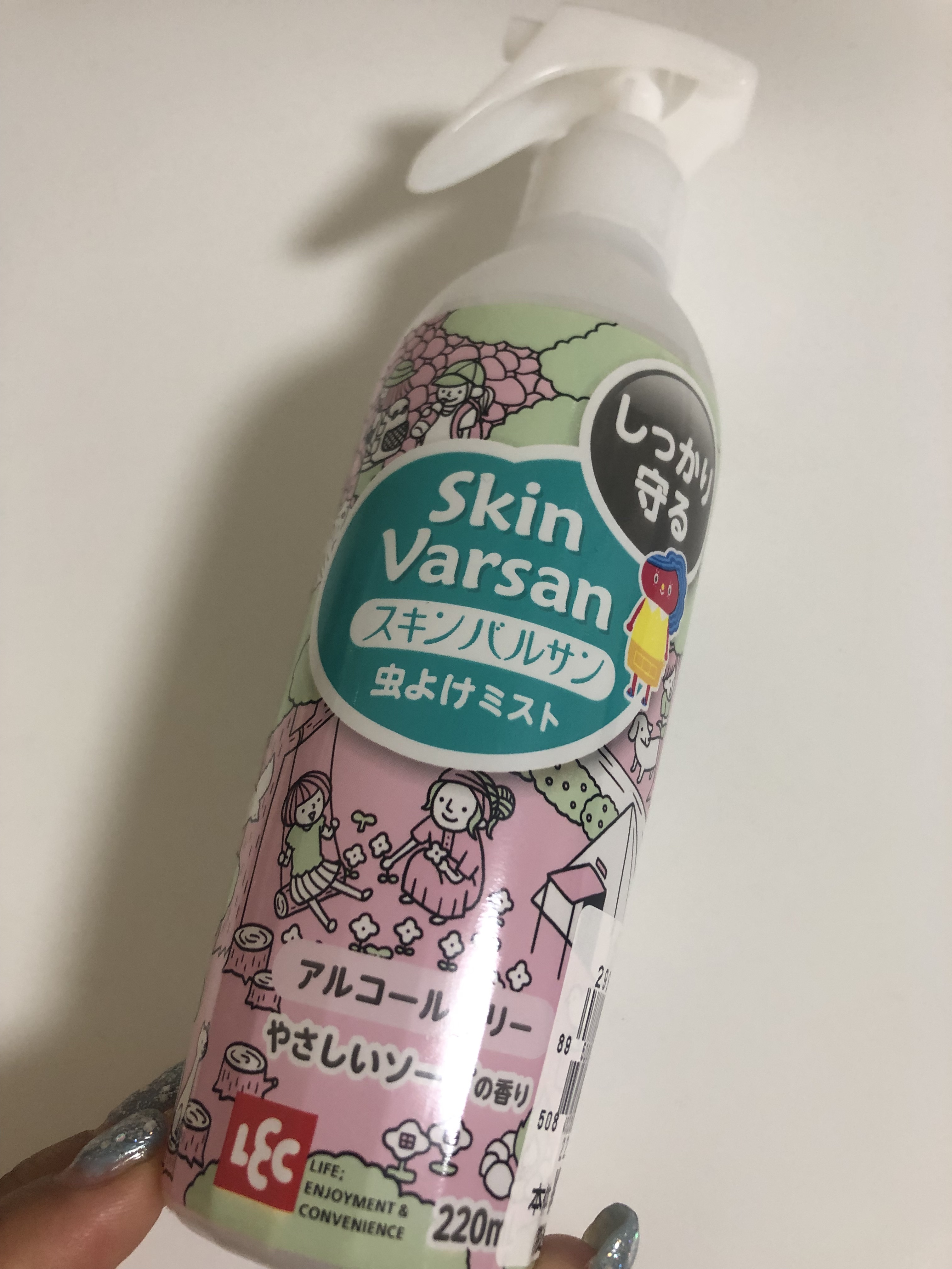  スキンバルサン 虫よけミストDアルコールフリー やさしいソープの香り/レック/その他を使ったクチコミ（1枚目）