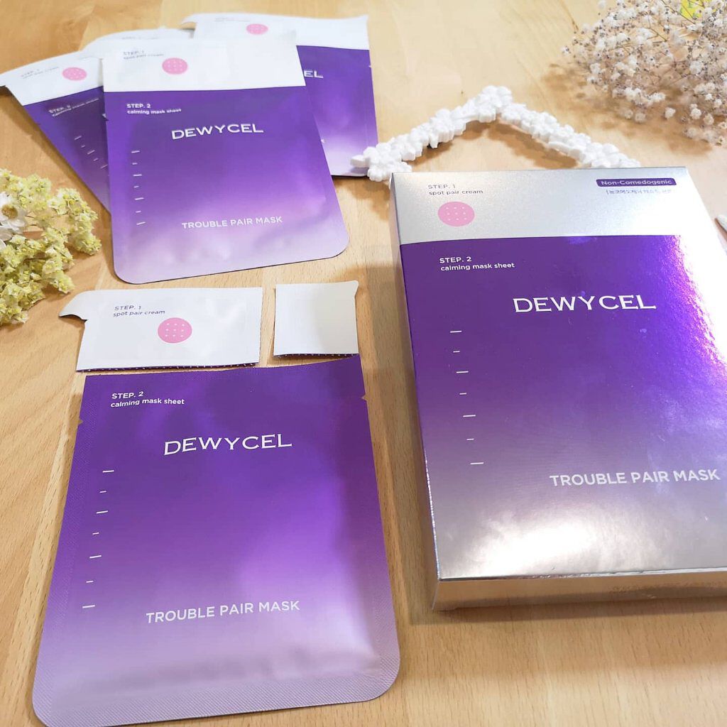 トラブルペアーマスク/DEWYCEL/シートマスク・パックを使ったクチコミ(1枚目)