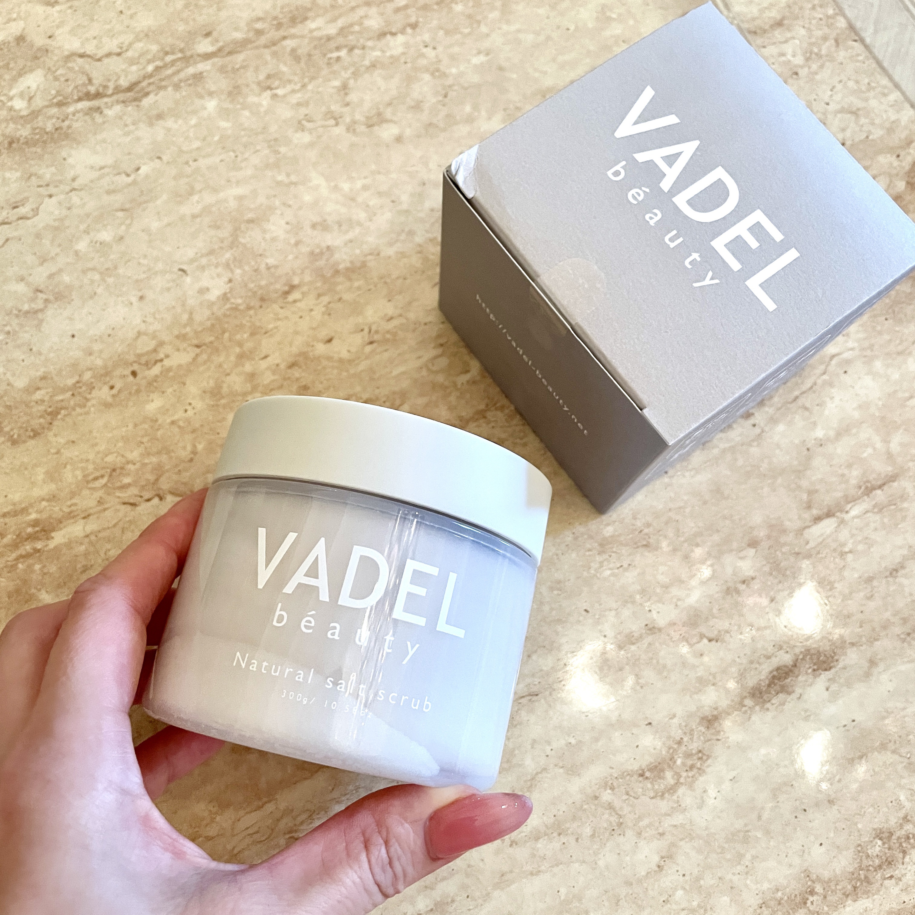 Natural salt scrub/VADEL beauty/ボディスクラブを使ったクチコミ（1枚目）