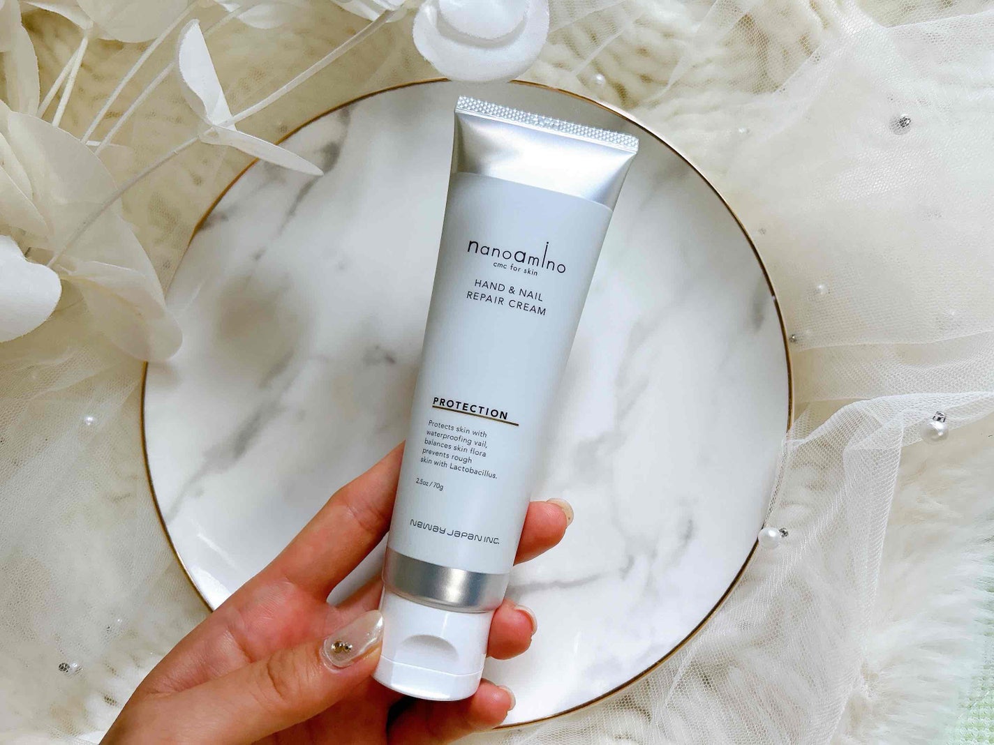 ハンド&ネイル リペア クリーム プロテクション/ナノアミノ/ネイルオイル・トリートメントを使ったクチコミ(9枚目)