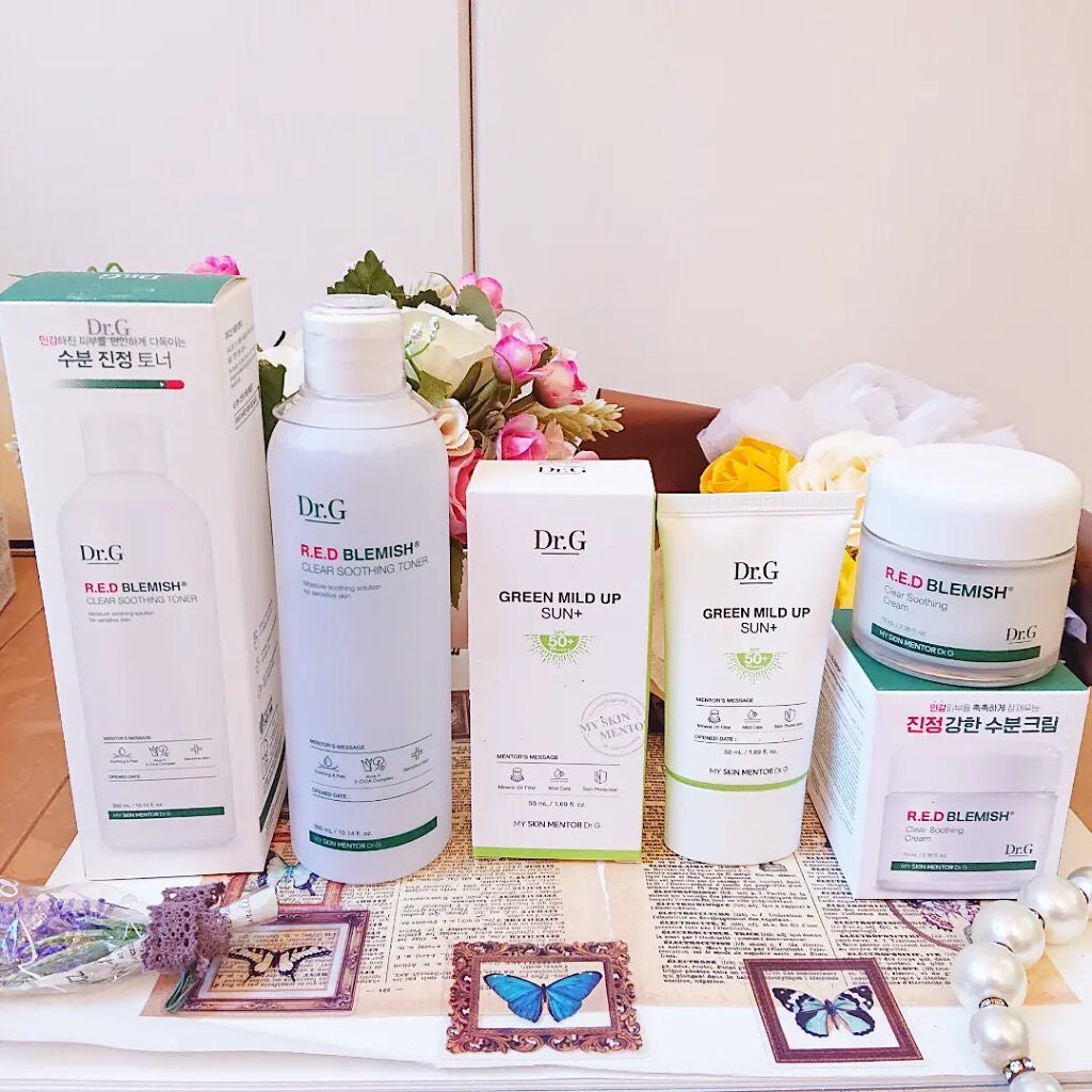 グリーンマイルドアップサンプラス/Dr.G/日焼け止めクリームを使ったクチコミ(1枚目)