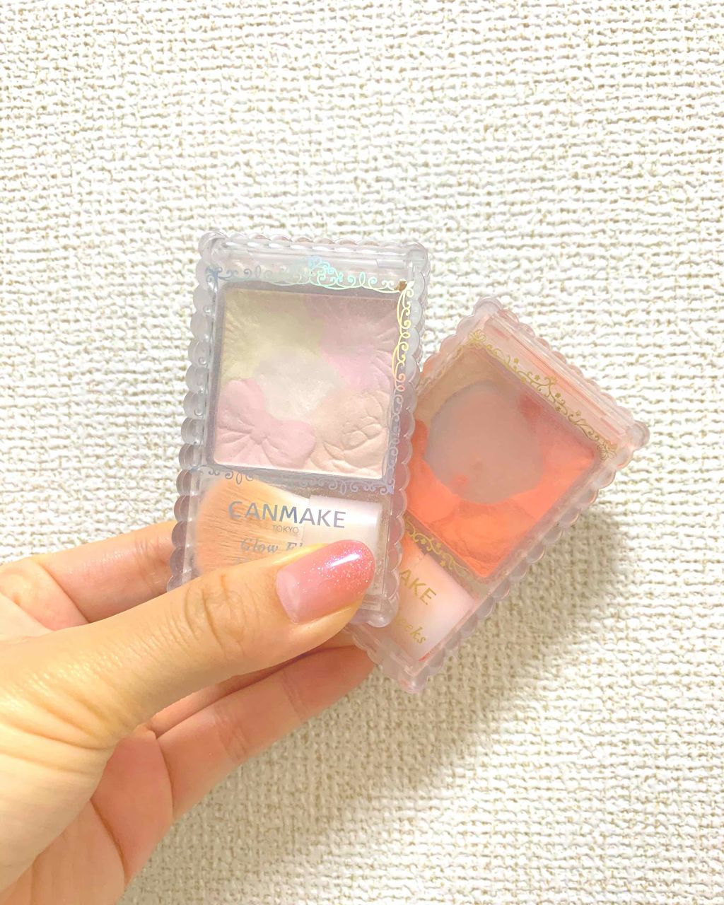 グロウフルールハイライター/キャンメイク/パウダーハイライトを使ったクチコミ（1枚目）