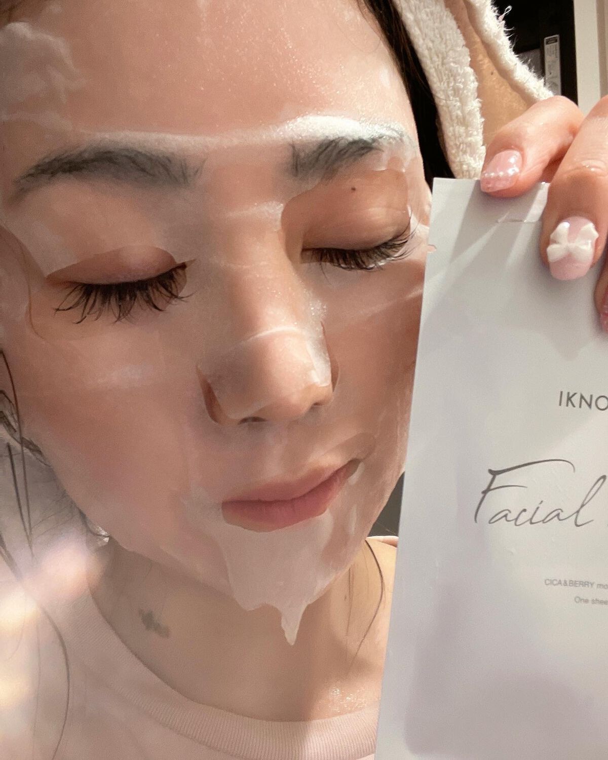 フェイシャルシート/IKNOWSNOW/シートマスク・パックを使ったクチコミ(3枚目)