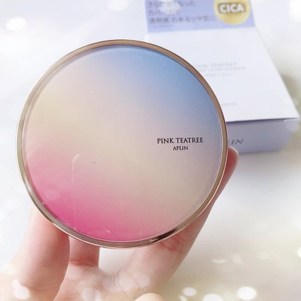 ピンクティーツリーカバーアップグロウクッション/APLIN/クッションファンデーションを使ったクチコミ(2枚目)