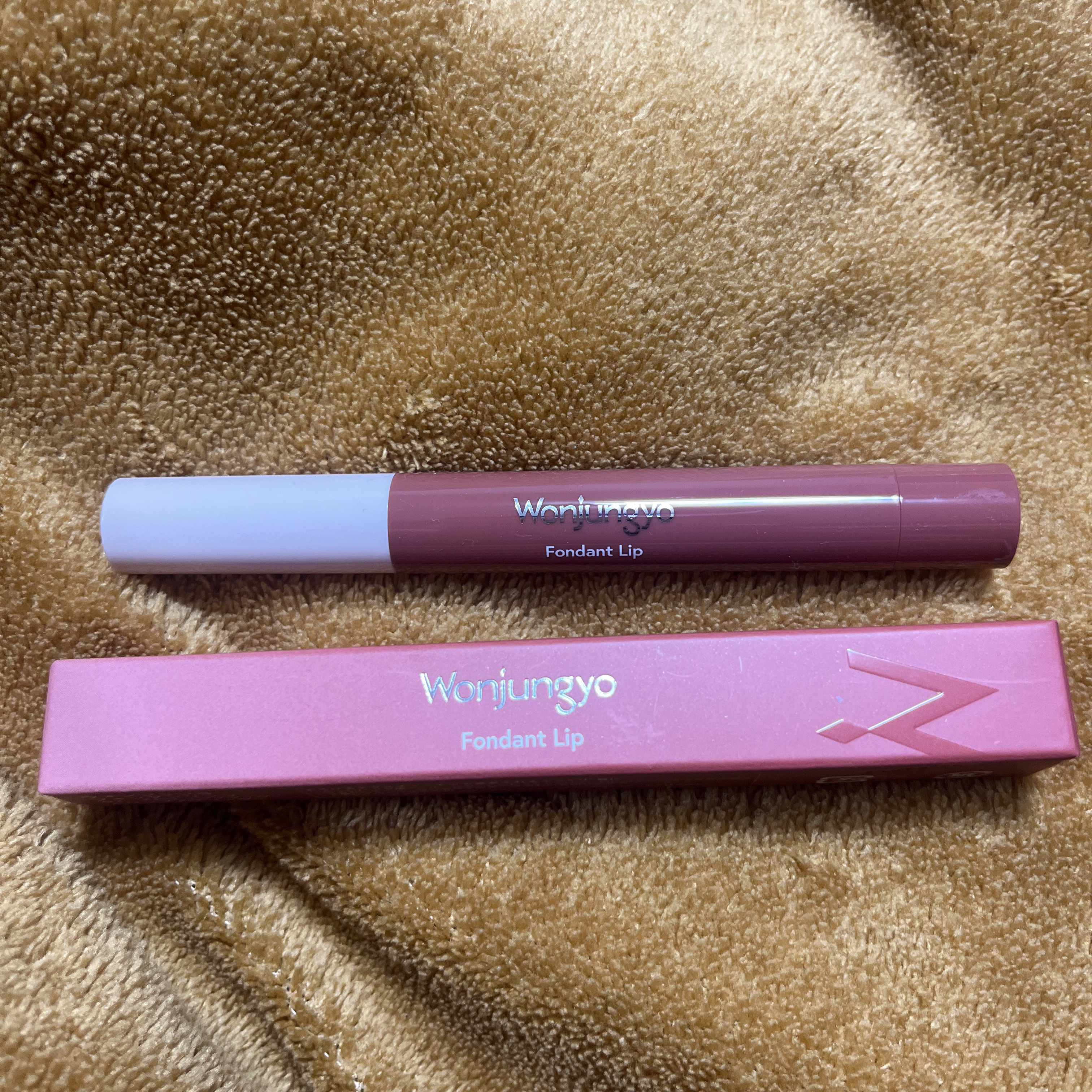 ウォンジョンヨ フォンダンリップ 02 メルティングフィグ/Wonjungyo/口紅を使ったクチコミ（1枚目）