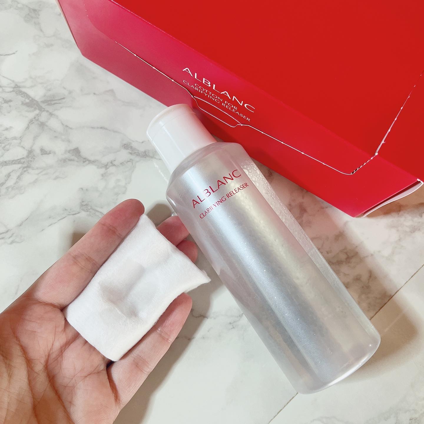 クラリファイイング リリーサー/ALBLANC/クレンジングウォーターを使ったクチコミ（3枚目）