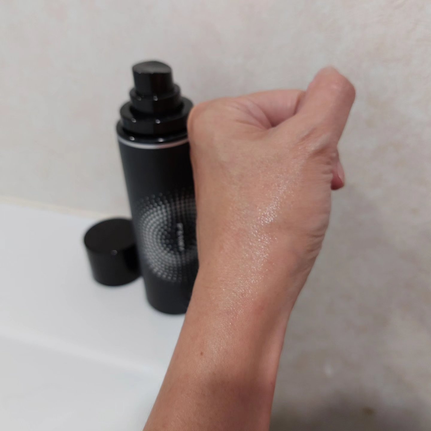 PRAMY メイクアップセッティングミスト モイストタイプ/PRAMY/フィックスミストを使ったクチコミ（3枚目）