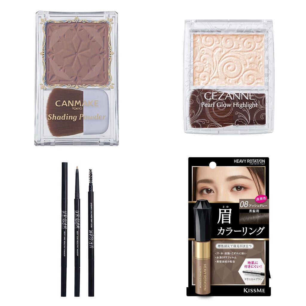 カラーリングアイブロウ/ヘビーローテーション/眉マスカラを使ったクチコミ(3枚目)