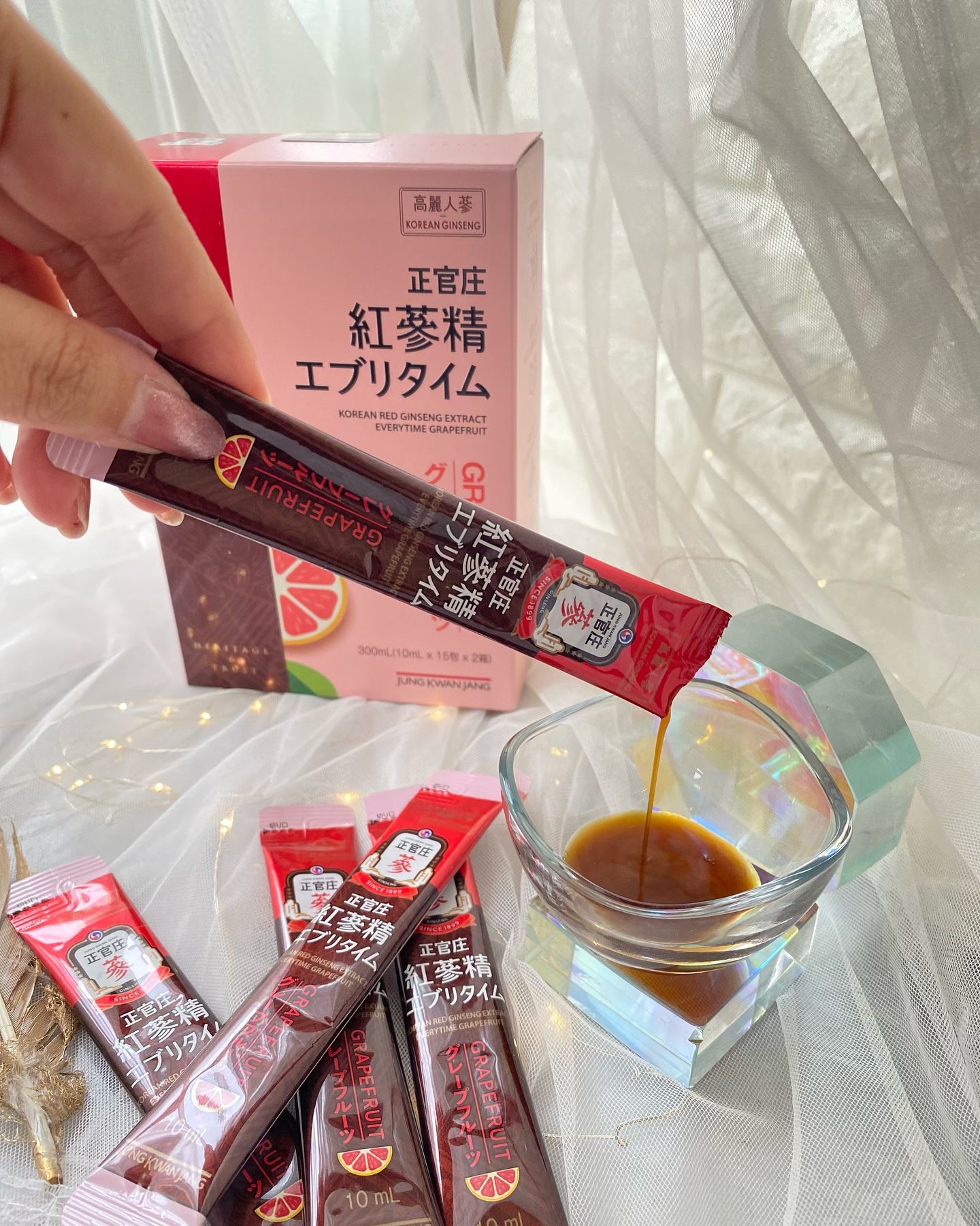 紅参精 エブリタイムグレープフルーツ/正官庄/健康サプリメントを使ったクチコミ（3枚目）