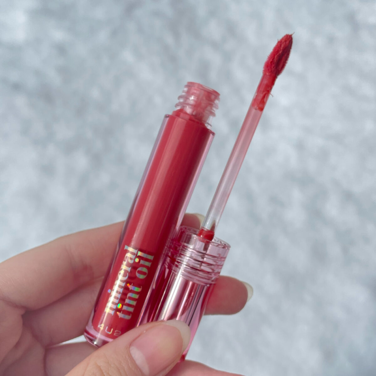 ミネラルティントオイル #08 リトルトゥインクル/4U2/リップティントを使ったクチコミ（2枚目）