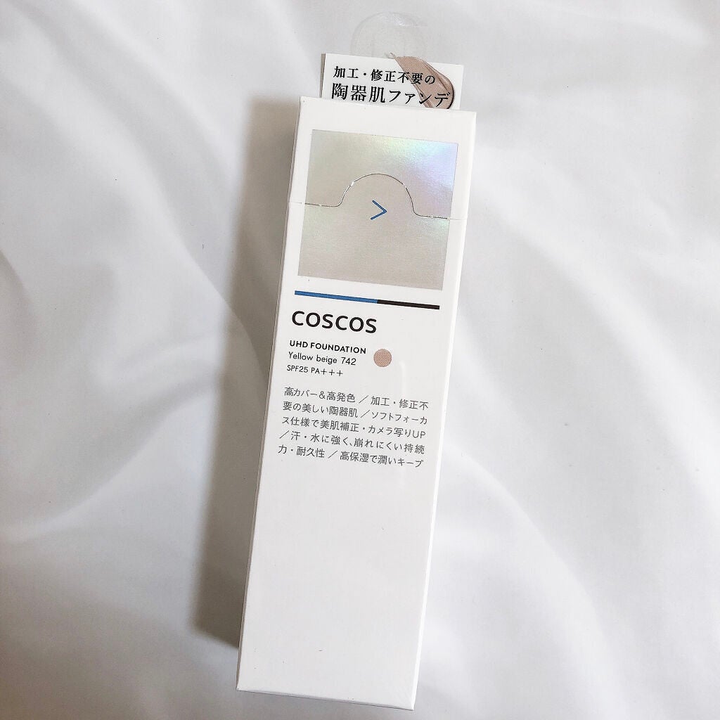 UHDファンデーションホワイト(WH01)/COSCOS/リキッドファンデーションを使ったクチコミ(1枚目)